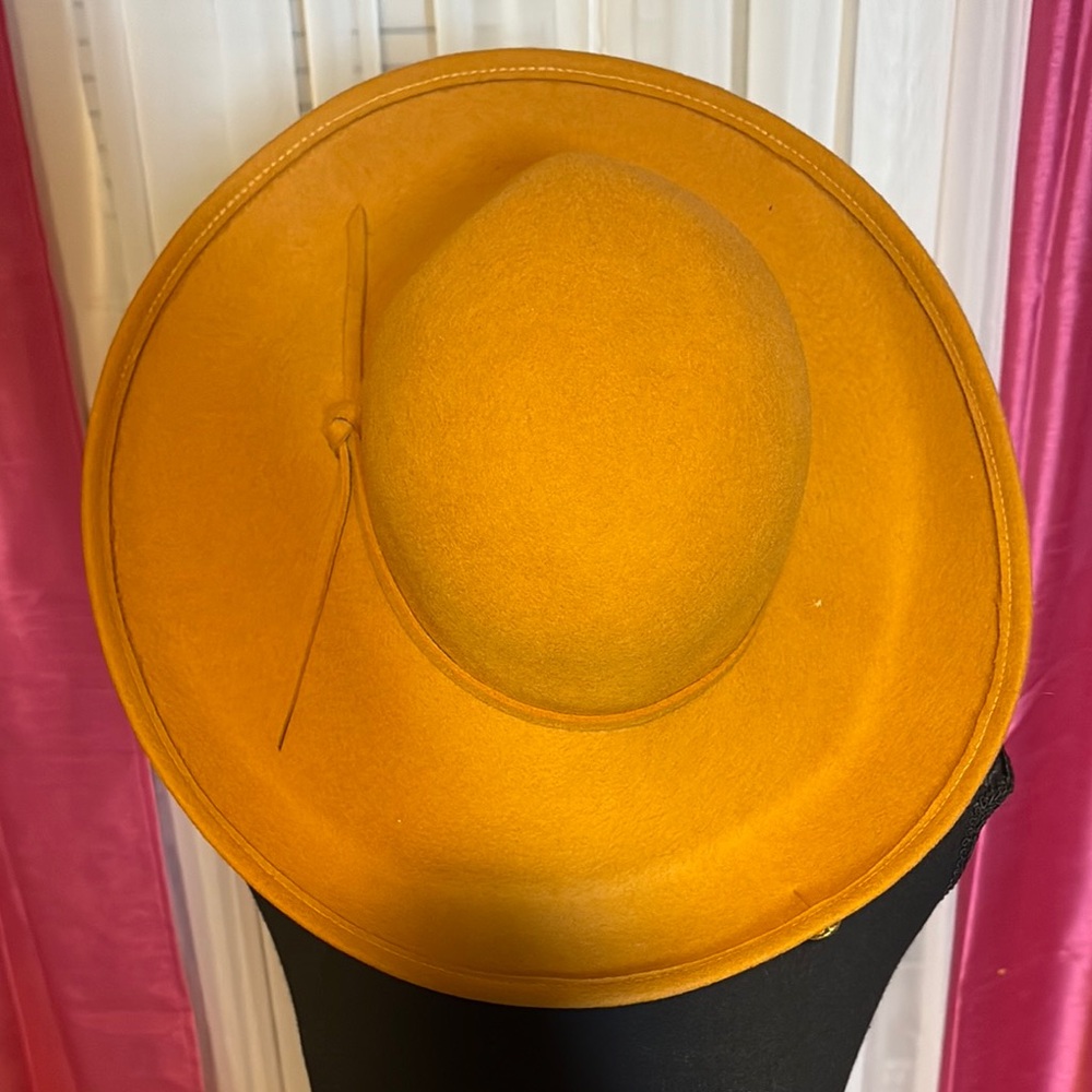 Elegant Mustard Yellow Women's Hat